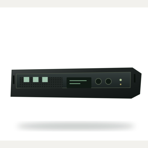 Illustration of audio system processor — not actual inventory